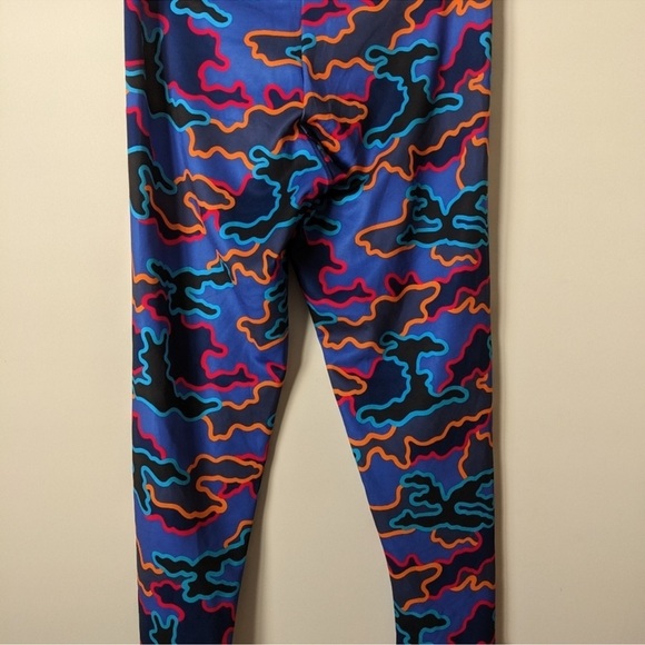 Adidas x Stella Sport Performance Blue Camouflage Leggings Size XS - Picture 8 of 10